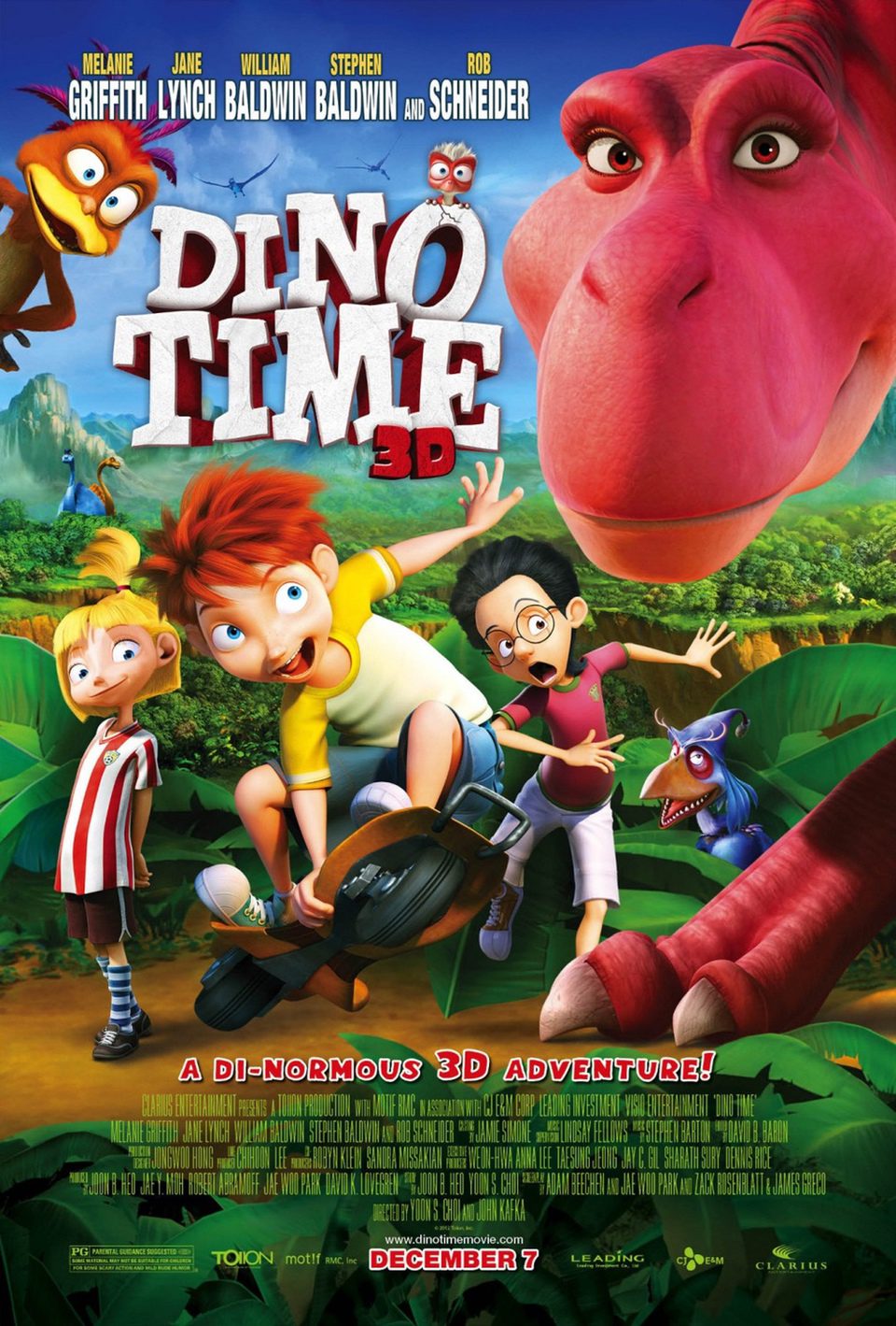Cartel de Dino Time - Estados Unidos