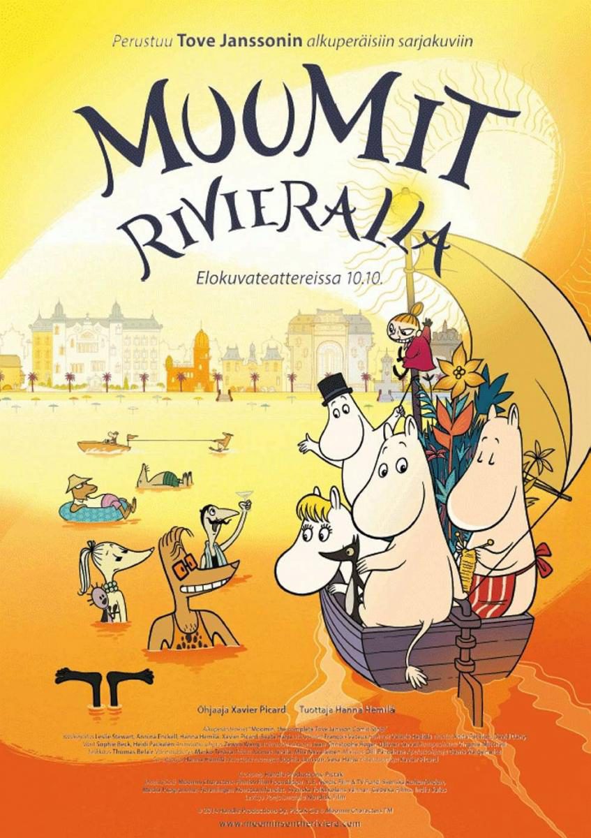 Cartel de Moomins on the Riviera - Finlandia