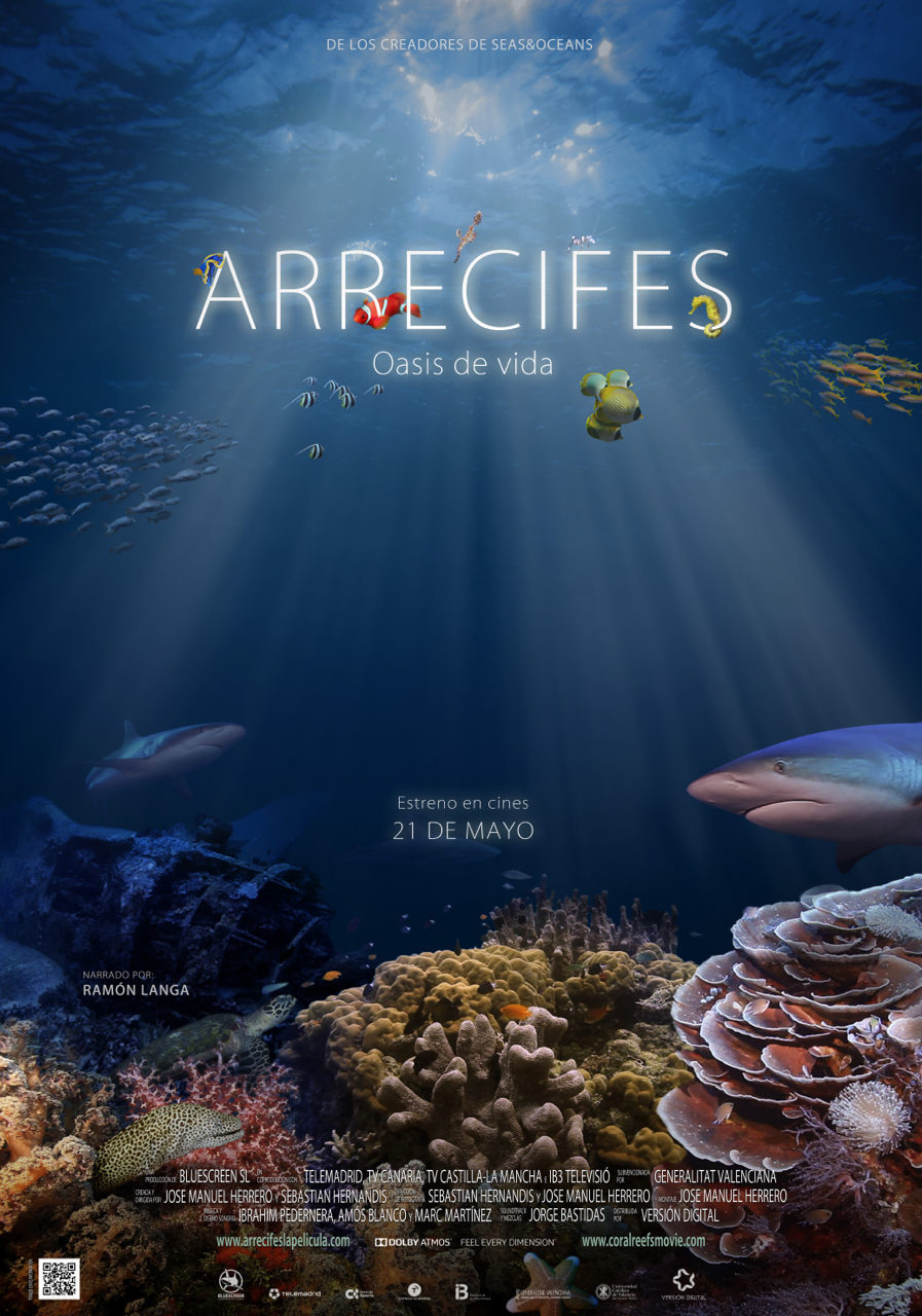 Cartel de Arrecifes: Oasis de vida - España