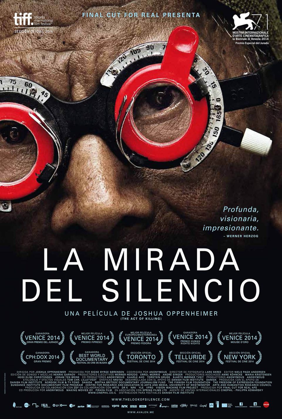 Cartel de La mirada del silencio - España