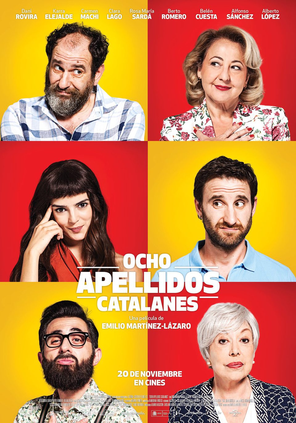 Cartel de Ocho apellidos catalanes - España