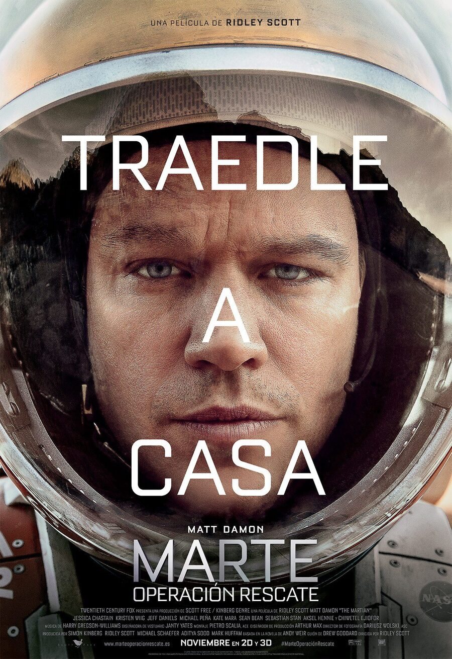 Cartel de Marte (The Martian) - España