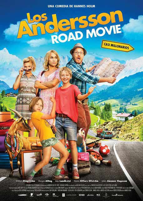 Cartel de Los Andersson: Road Movie - España