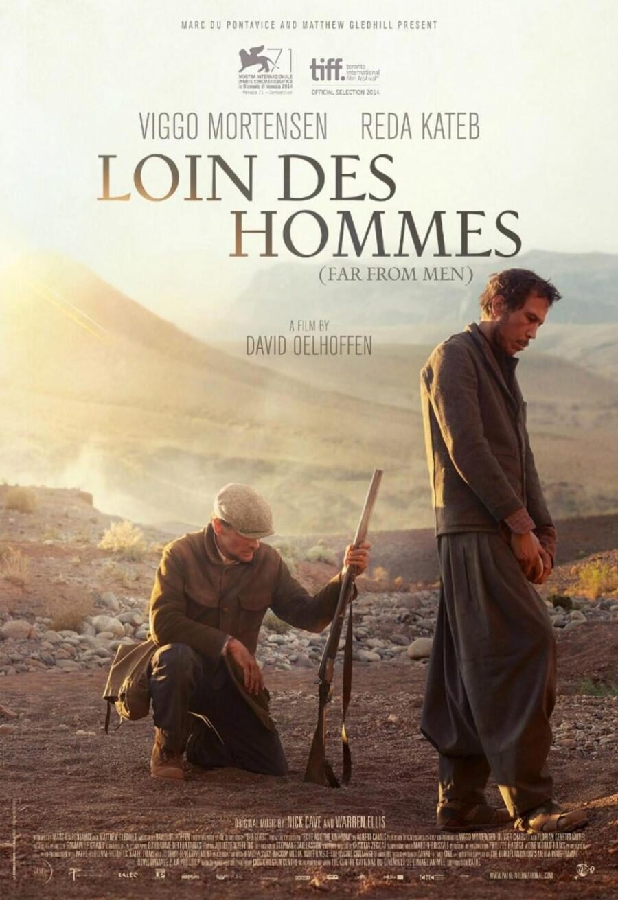 Cartel de Lejos de los hombres - Internacional