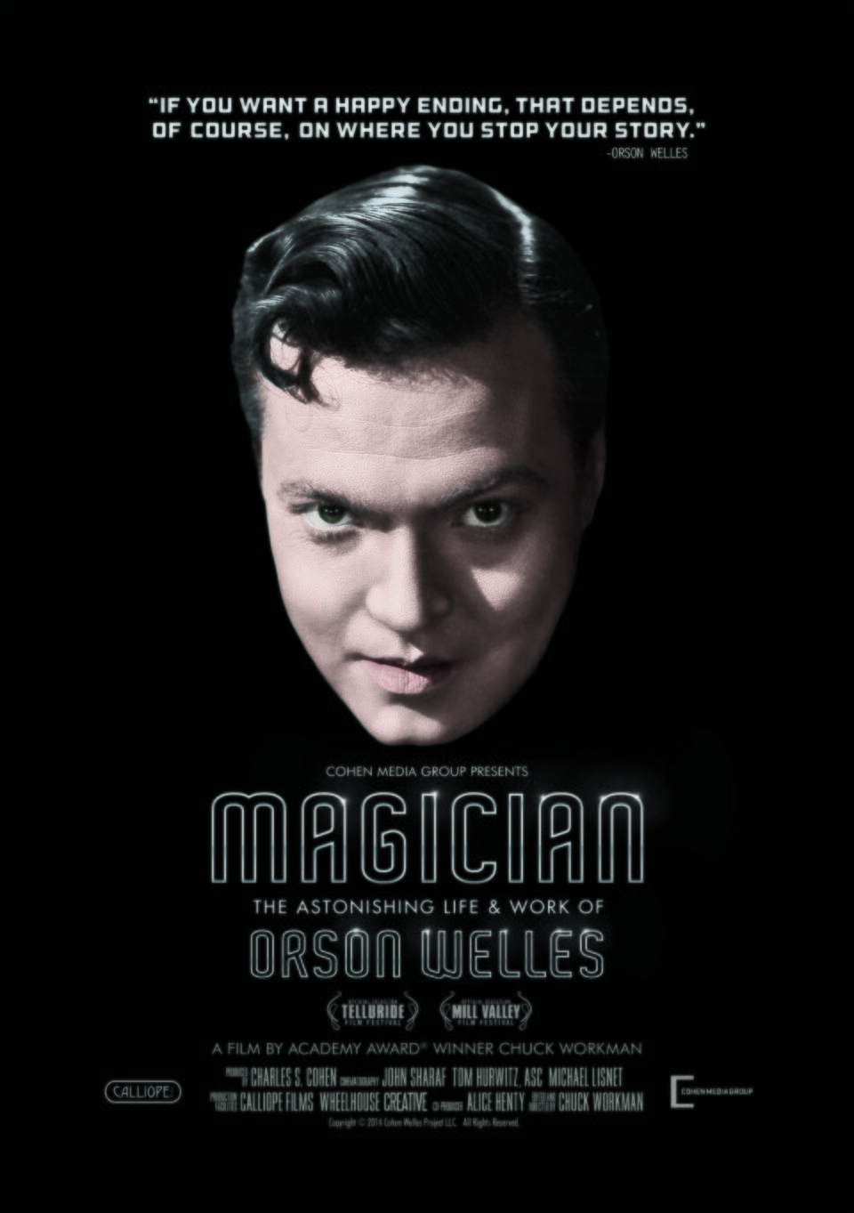 Cartel de Mago: La impresionante vida y obra de Orson Welles - Estados Unidos