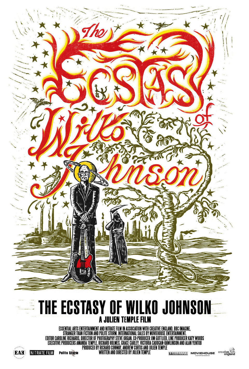 Cartel de The Ecstasy of Wilko Johnson - Reino Unido