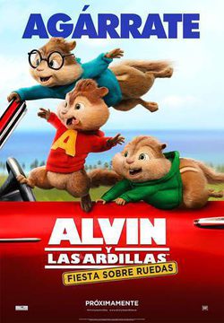 Cartel de Alvin y las ardillas: Fiesta sobre ruedas
