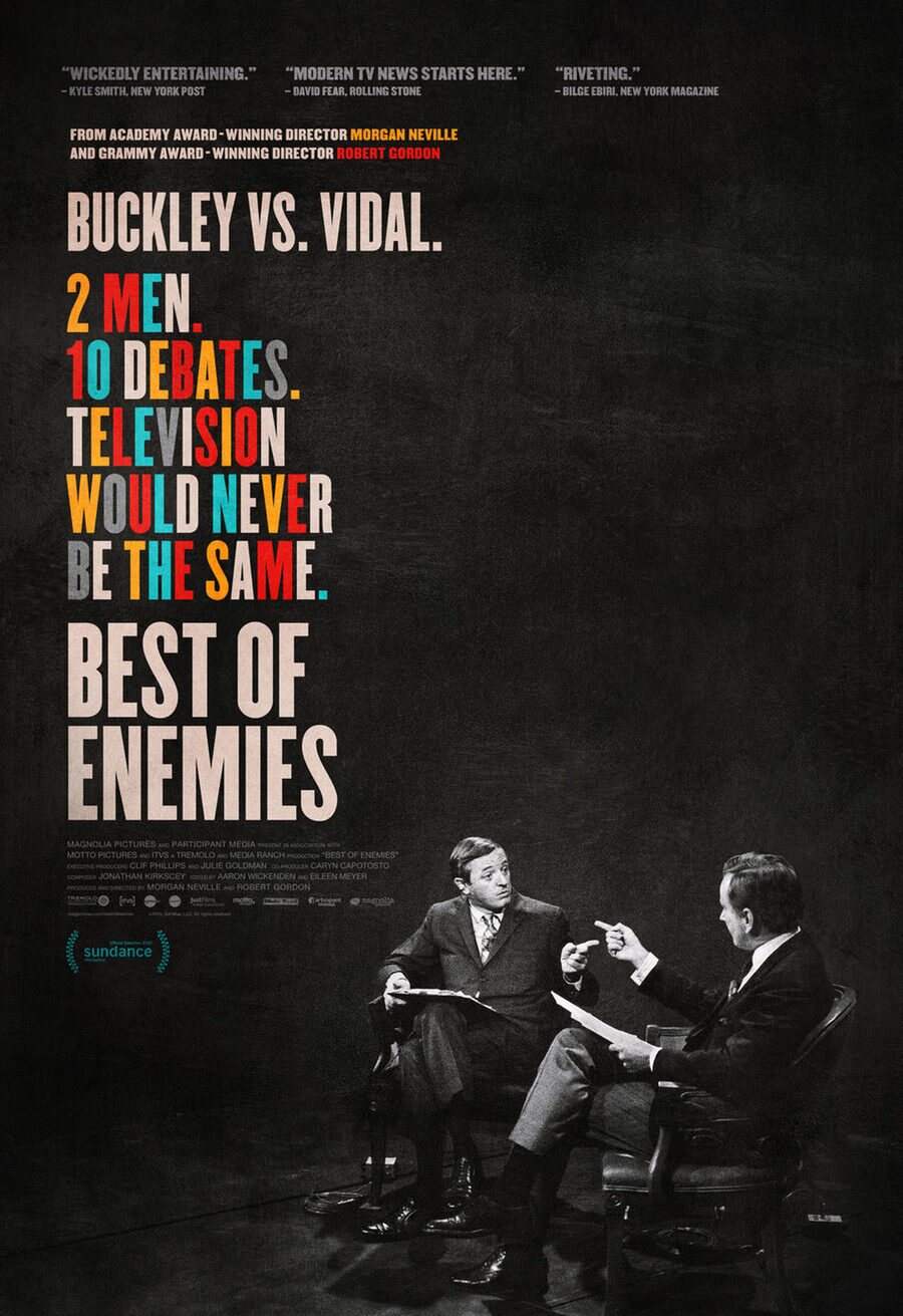 Cartel de Best of Enemies - Estados Unidos