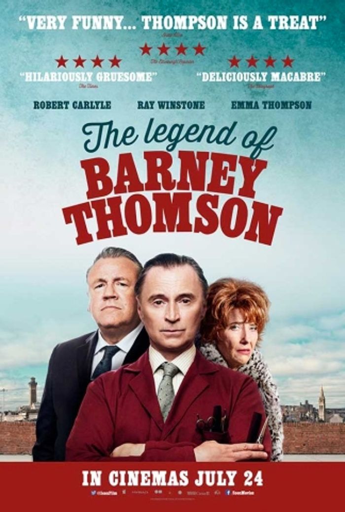 Cartel de La leyenda de Barney Thomson - Reino Unido