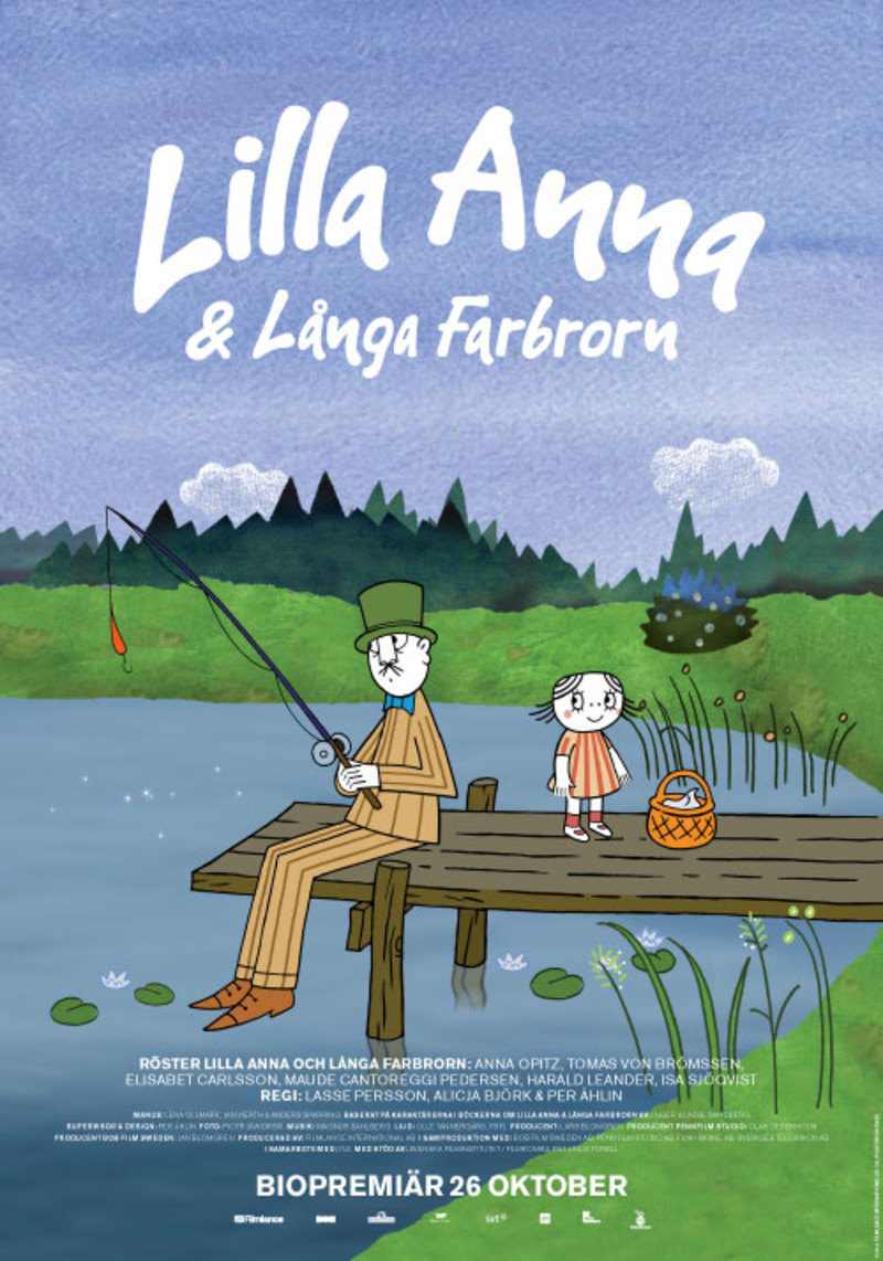 Cartel de La petita Anna y el tiet Llargarut - Suecia