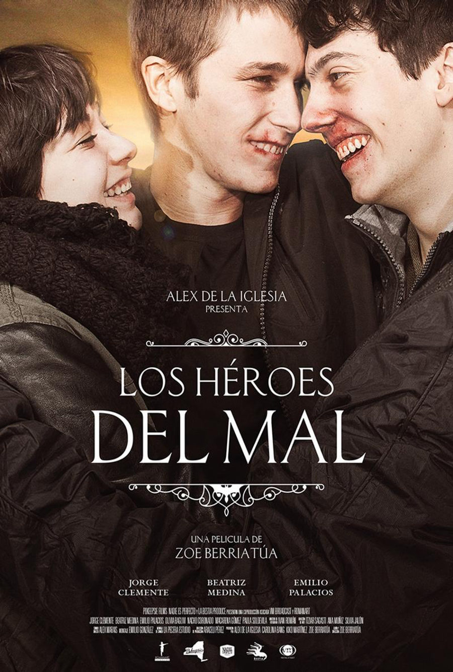 Cartel de Los héroes del mal - España