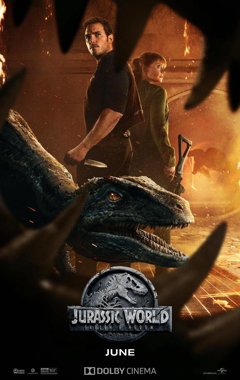 Cartel de Jurassic World: El reino caído - Póster