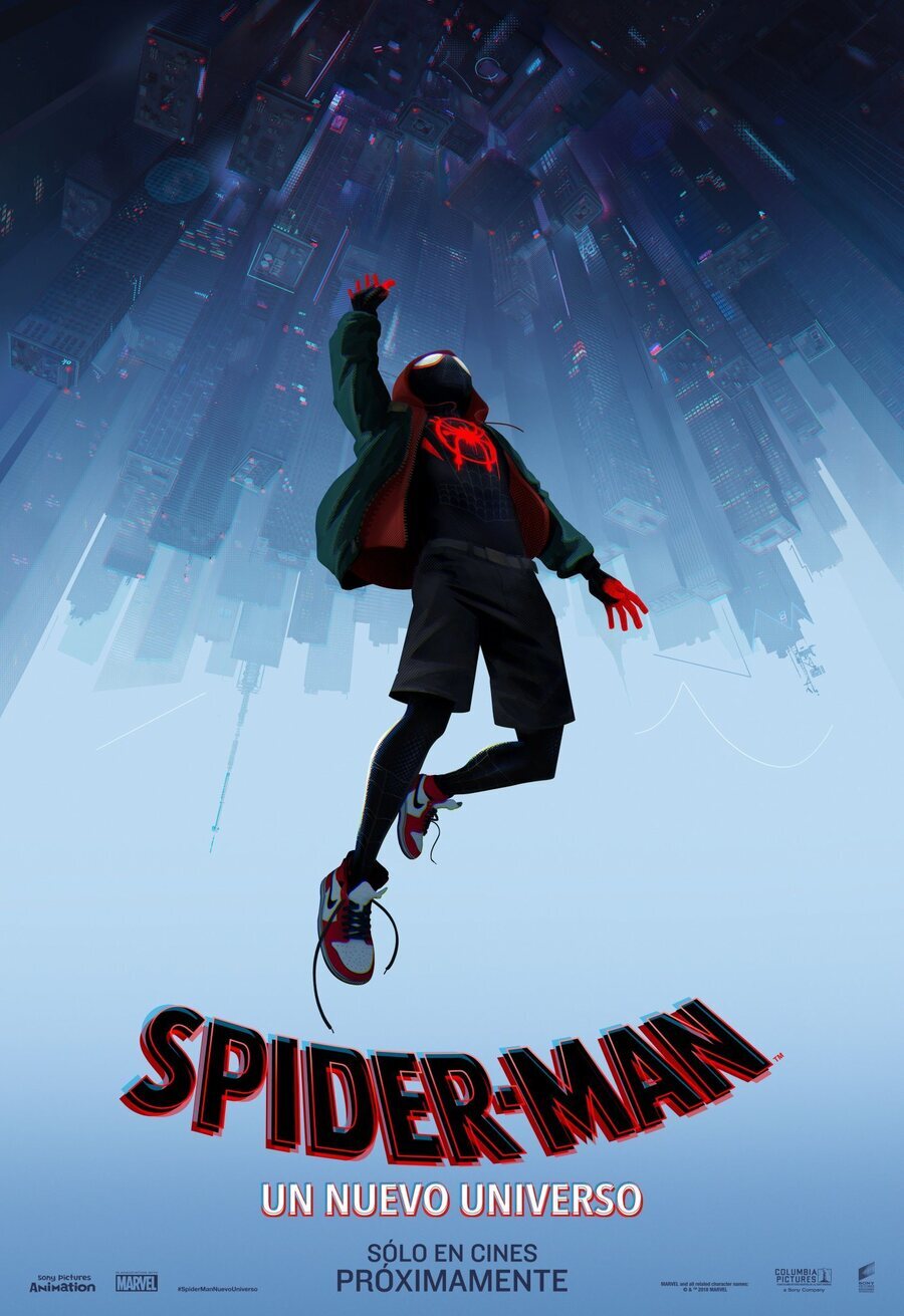 Cartel Póster español de 'Spider-Man: Un nuevo universo'
