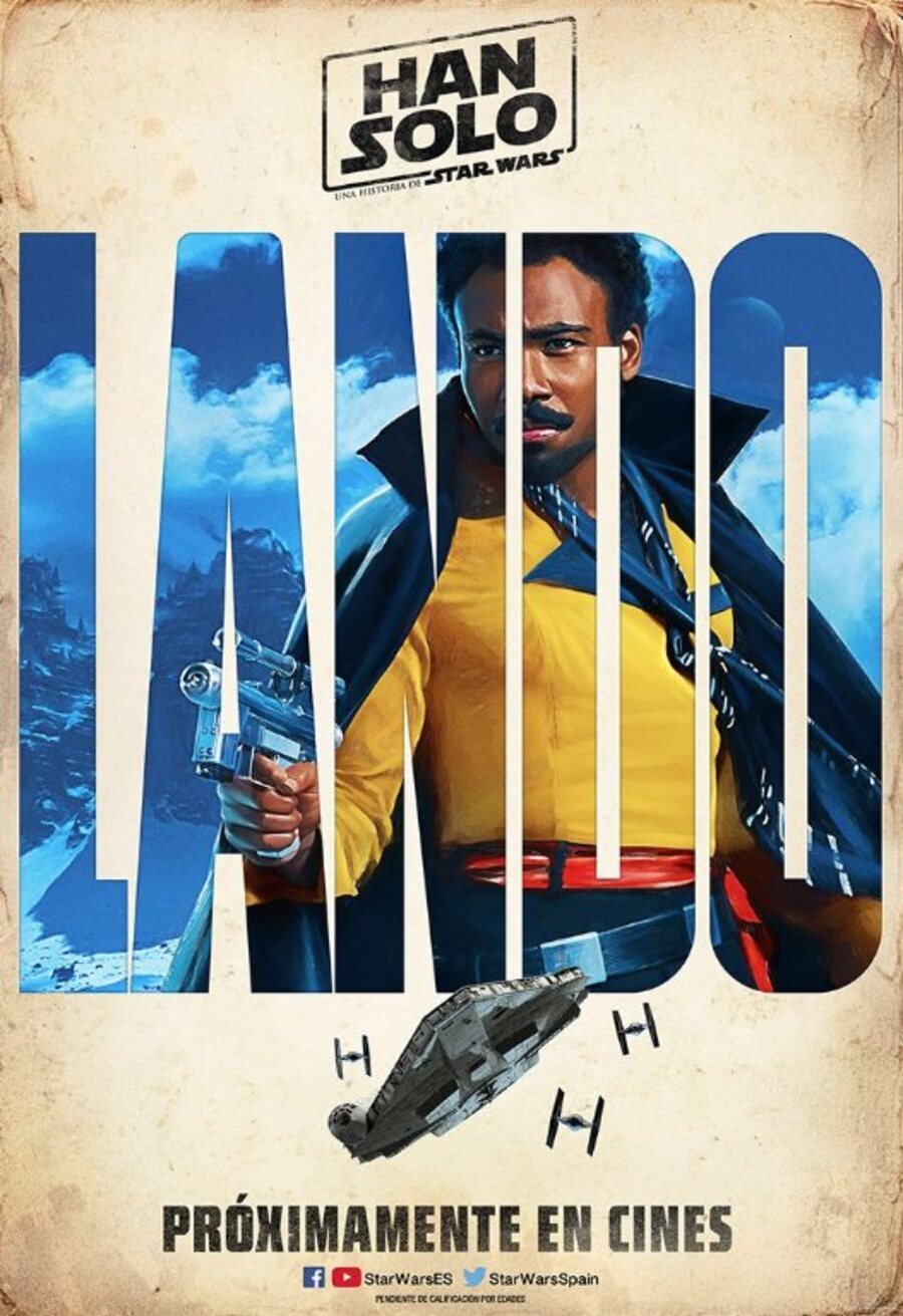 Cartel de Han Solo: Una historia de Star Wars - Lando