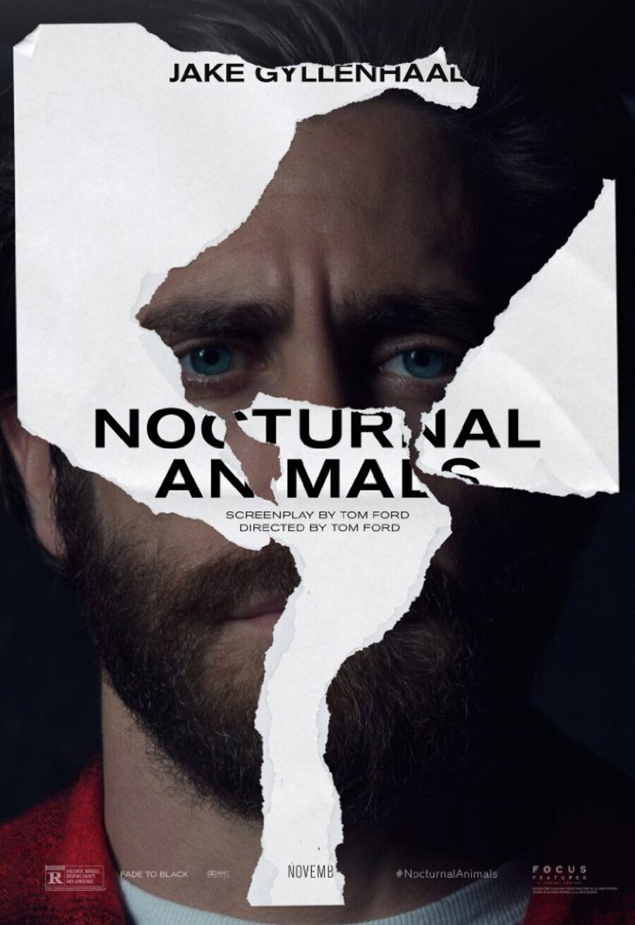 Cartel de Animales nocturnos - Estados Unidos