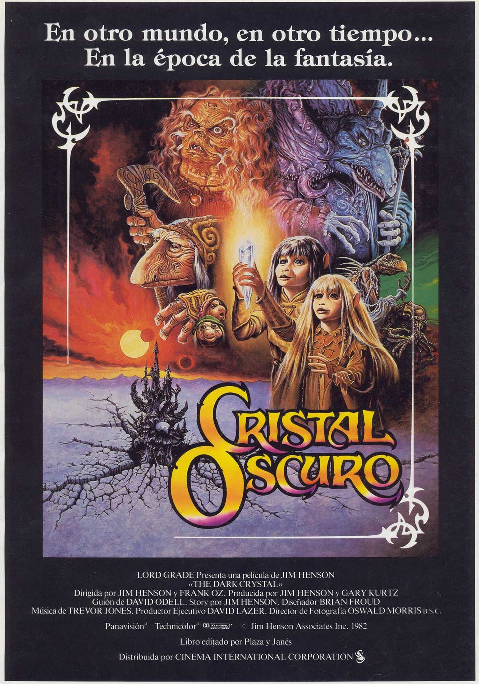 Cartel de Cristal oscuro - España