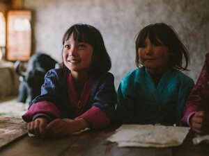 Lunana, un yak en la escuela