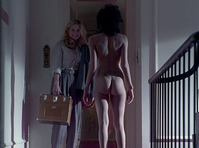 Angelina Jolie desnuda en una escena de 'Gia', película para televisión de 1998