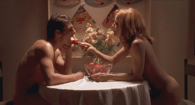 Tom Cruise y Kelly Preston desnudos en una escena de 'Jerry Maguire'