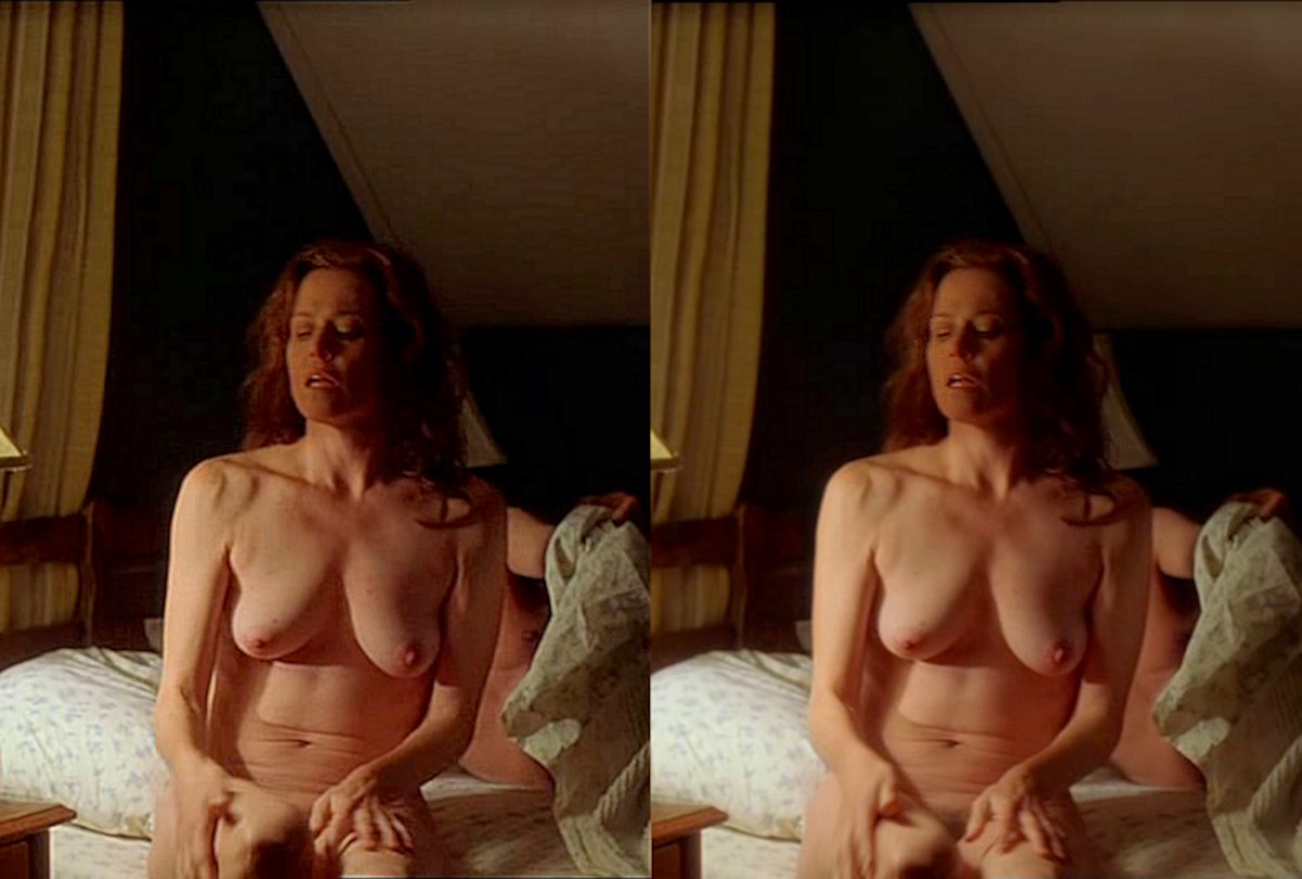 Sigourney Weaver desnuda sobre la cama en 'Mi mapa del mundo'