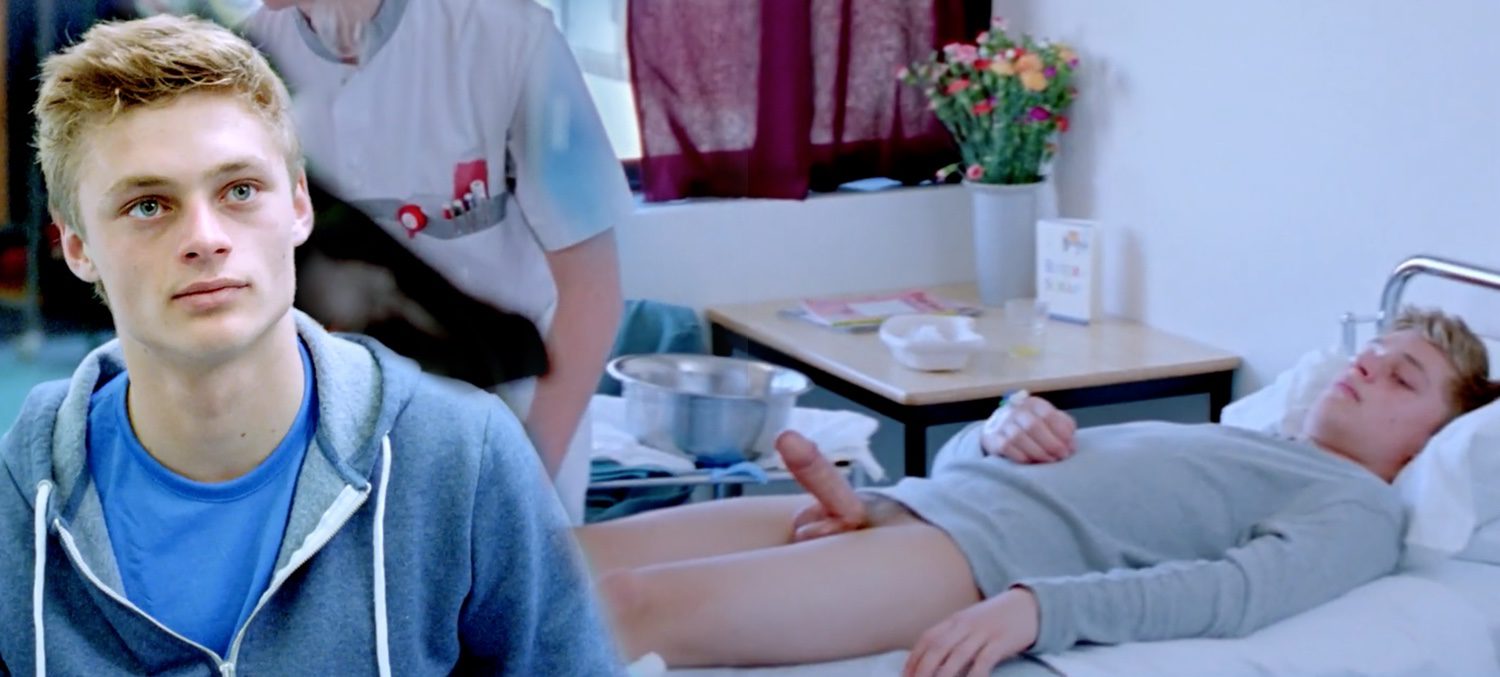 Jonas Smulders desnudo con el pene erecto en 'Cowboys Janken Ook'