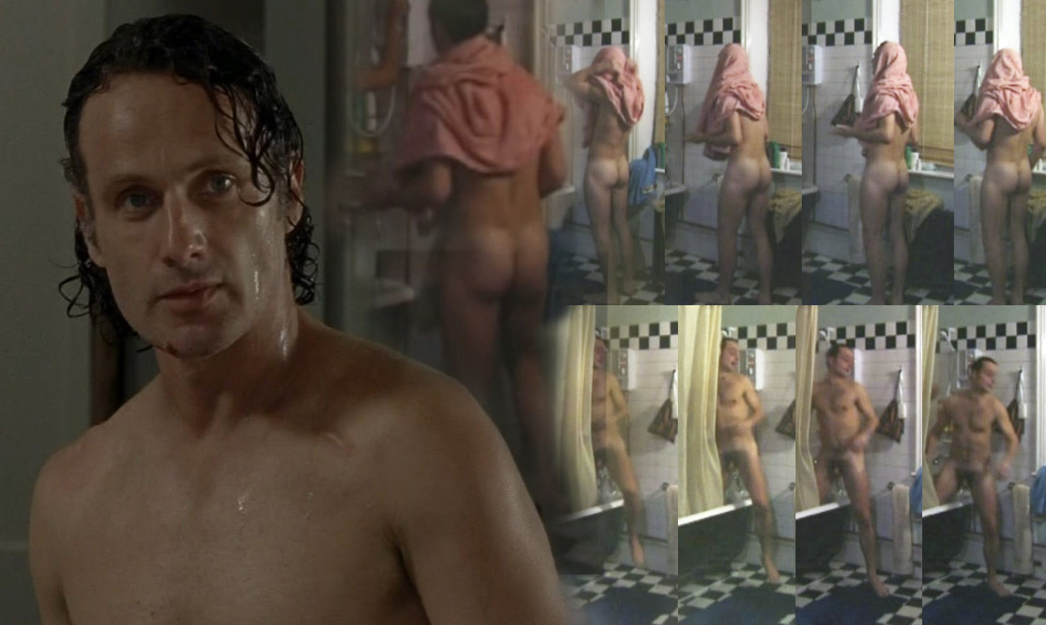 Andrew Lincoln desnudo integral mostrando su culo y pene en 'This Life'