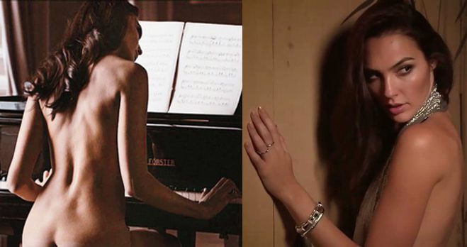 Gal Gadot desnuda muestra su culo en un anuncio de 'Gucci'