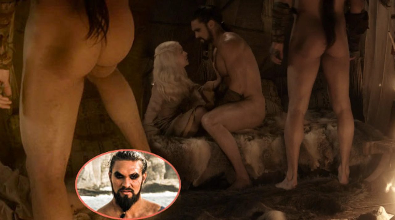Jason Momoa totalmente desnudo muestra el culo en 'Juego de Tronos'