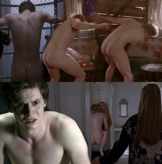 Evan Peters totalmente desnudo y practicando sexo en 'American Horror Story'