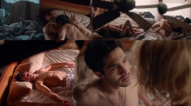 Chino Darín desnudo integral y practicando sexo con Belén Rueda en 'La Embajada'