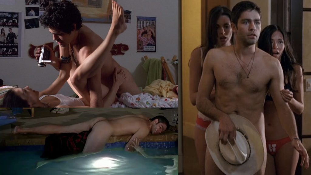 Adrien Grenier totalmente desnudo enseña el culo y practica sexo en 'Entourage'