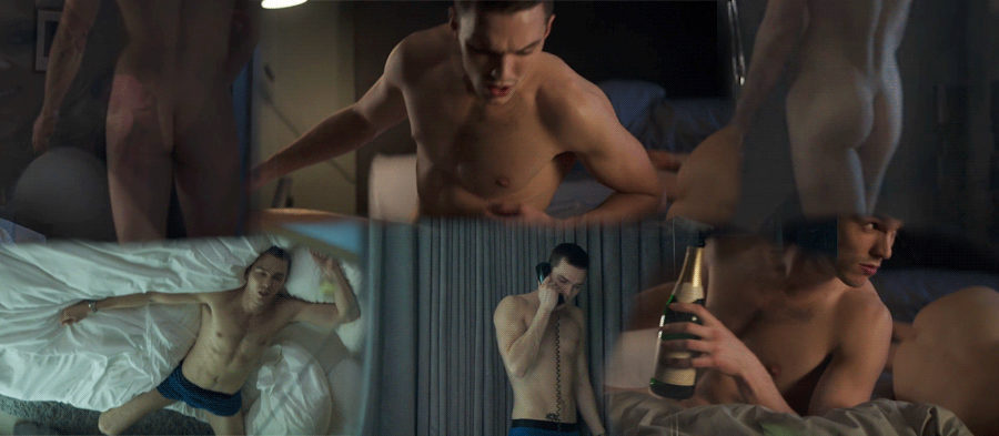 Nicholas Hoult desnudo muestra el culo en 'Kill Your Friends'