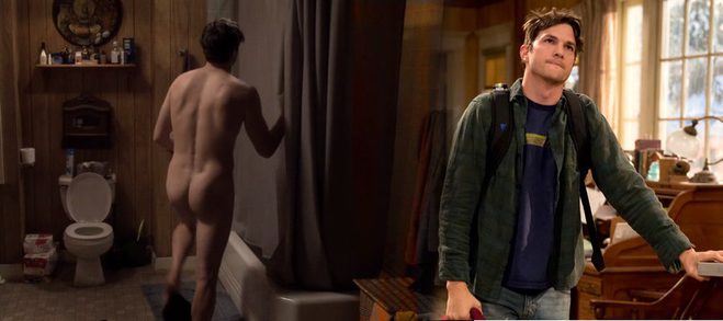 Ashton Kutcher completamente desnudo enseña el culo en 'The Ranch'