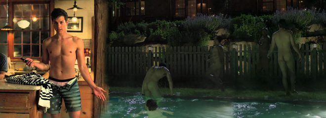 Chris Wood totalmente desnudo enseña el culo en 'Girls'