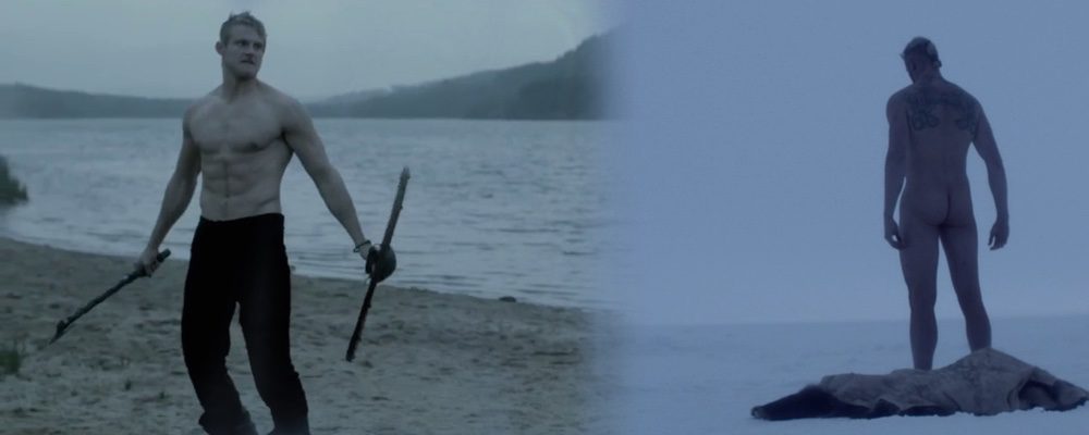 Alexander Ludwig completamente desnudo en 'Vikingos' muestra el culo
