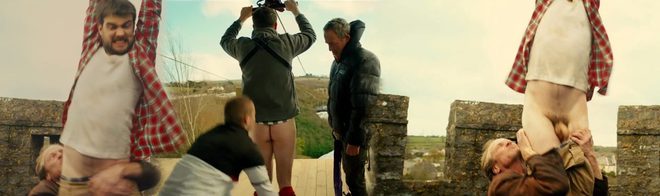 Jack Whitehall desnudo muestra el pene y el culo en 'The Bad Education Movie'