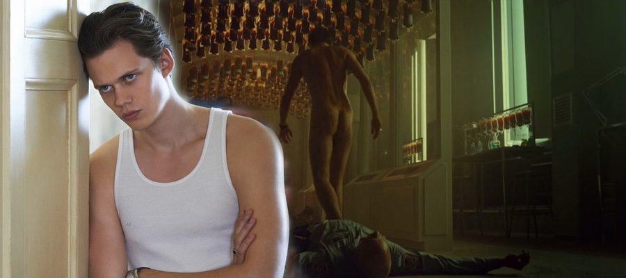 Bill Skarsgård totalmente desnudo enseña el culo en 'Hemlock Grove'