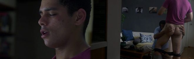 Charlie Bennett desnudo enseña el culo en 'The Happy Sad' mientras le practican sexo oral