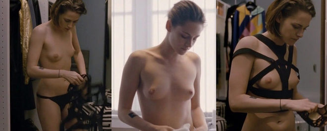 Kristen Stewart semi desnuda enseña las tetas en 'Personal Shopper'