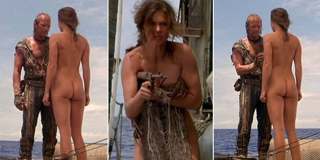 Jeanne Tripplehorn completamente desnuda enseña el culo en 'Waterworld'