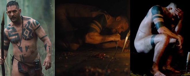 Tom Hardy se desnuda en la serie Taboo