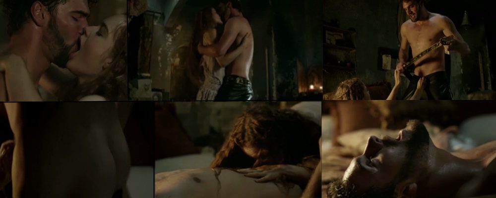 Tom Bateman desnudo enseña el culo en 'Da Vinci's Demons'