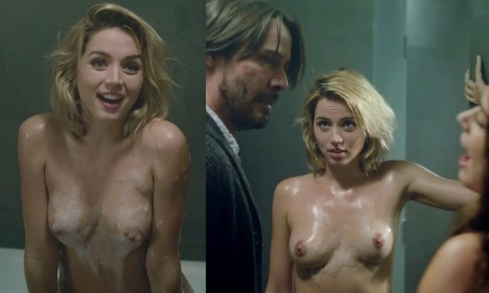 Ana de Armas enseña las tetas en 'Knock Knock'