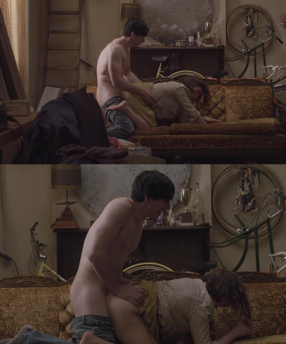 Adam Driver y Lena Dunham practicando sexo en 'Girls'
