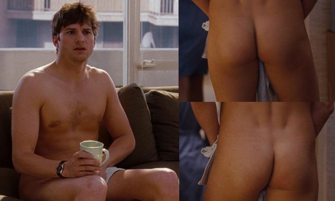 Ashton Kutcher enseña el culo en 'Sin compromiso'