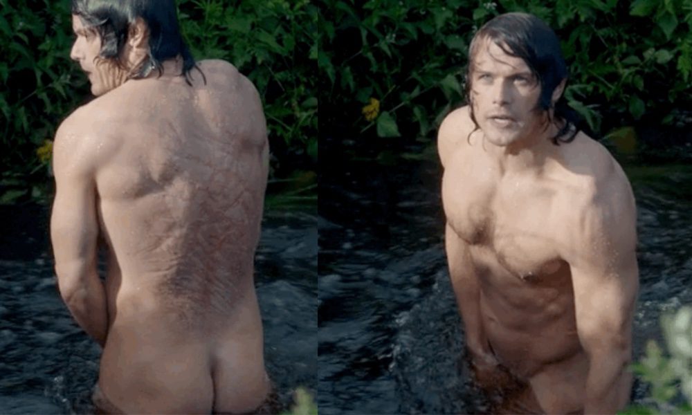 Sam Heughan desnudo en 'Outlander'