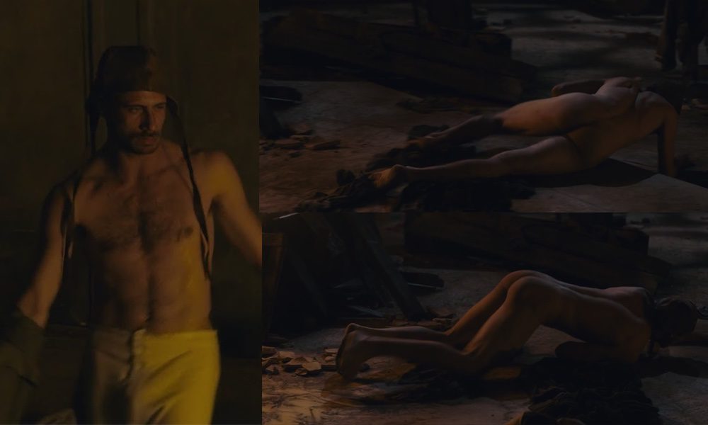 Oriol Pla se desnuda y enseña el culo en 'Incierta gloria'