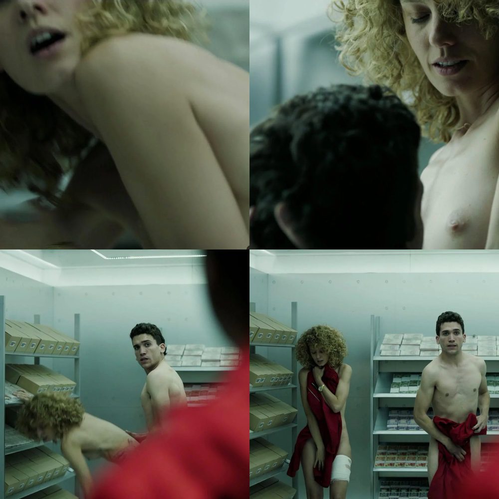 Esther Acebo y Jaime Lorente tienen sexo en 'La casa de papel'