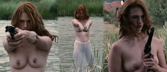 January Jones muestra sus pechos en 'Sweetwater' 