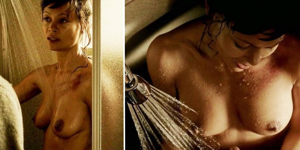 Thandie Newton enseña sus pechos en 'Rogue'